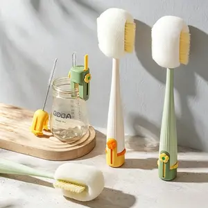 5-in-1 Multifunctional Bottle Brush – Cup Lid Straw Cleaner for Kitchen Baby Bottles The Ultimate Kitchen Cleaning Tool