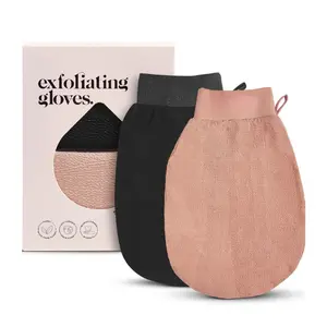 2PCS Exfoliating Gloves, Scrubber Mitt for Shower & Bath, Cleaning Mitt for Daily Use