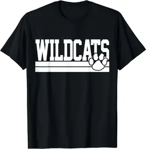 100% Cotton Wildcats School Spirit T-Shirt