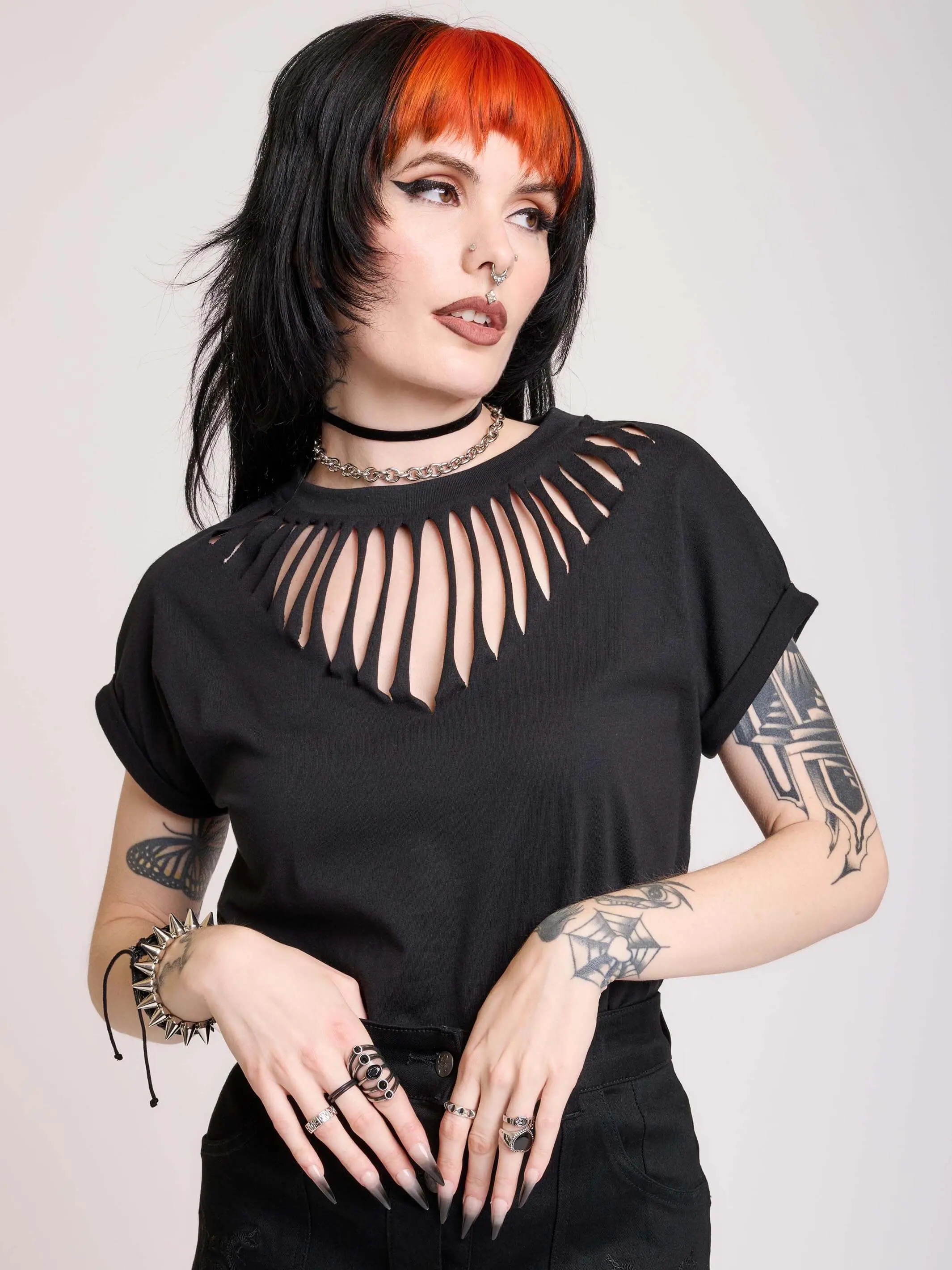 Slashed T-shirt Slashed T-shirt