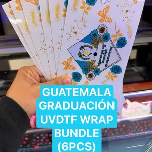 GUATEMALA. GRADUATION UVDTF CUP WRAP BUNDLE (6PCS)