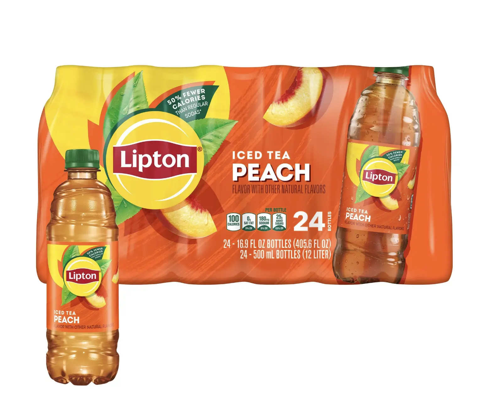 Lipton Peach Iced Tea 16.9 fl oz 24 pk