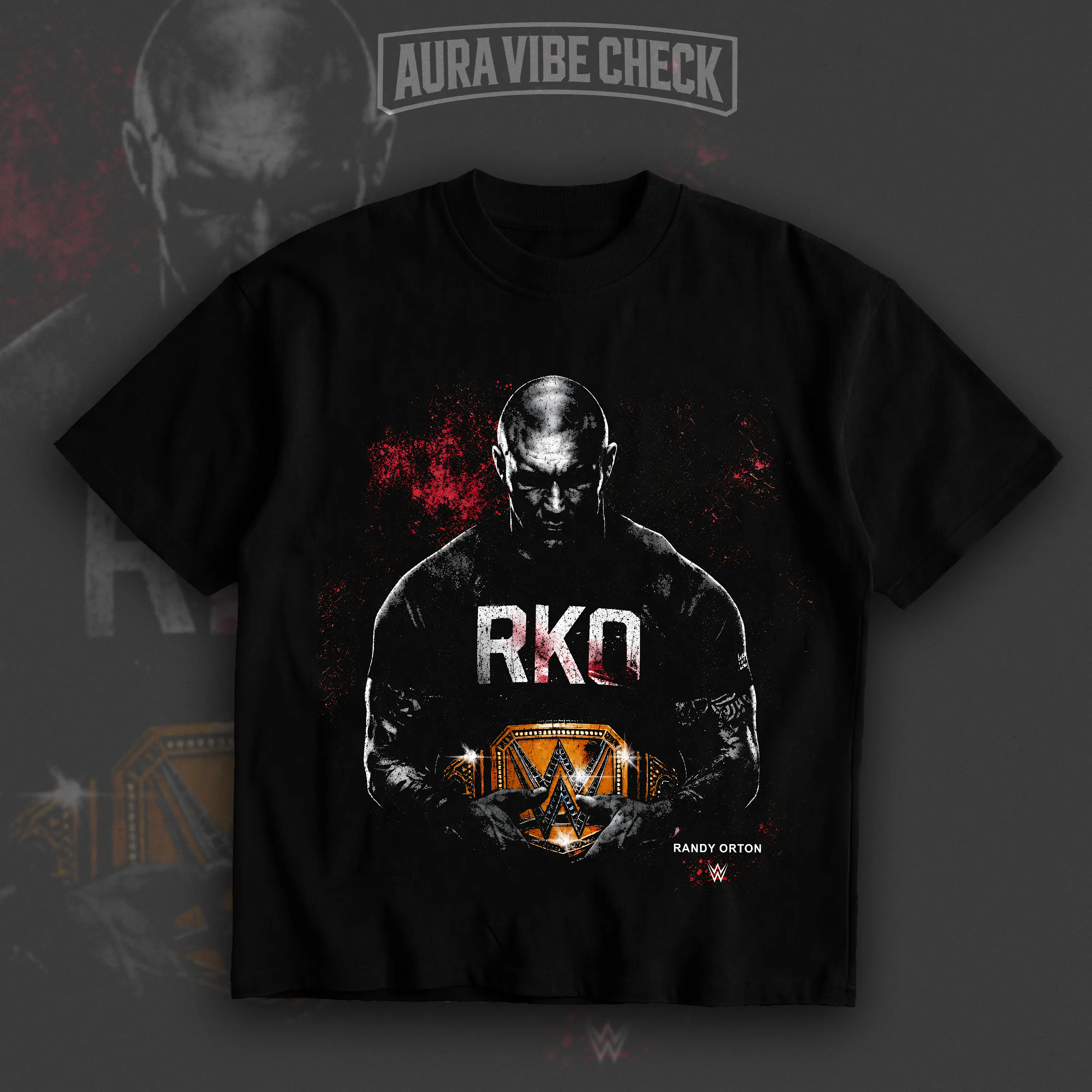 Vintage Randy Orton RKO T Shirt Retro The Viper Wrestling Graphic Tee Legend Killer Legend Sports Gift Men