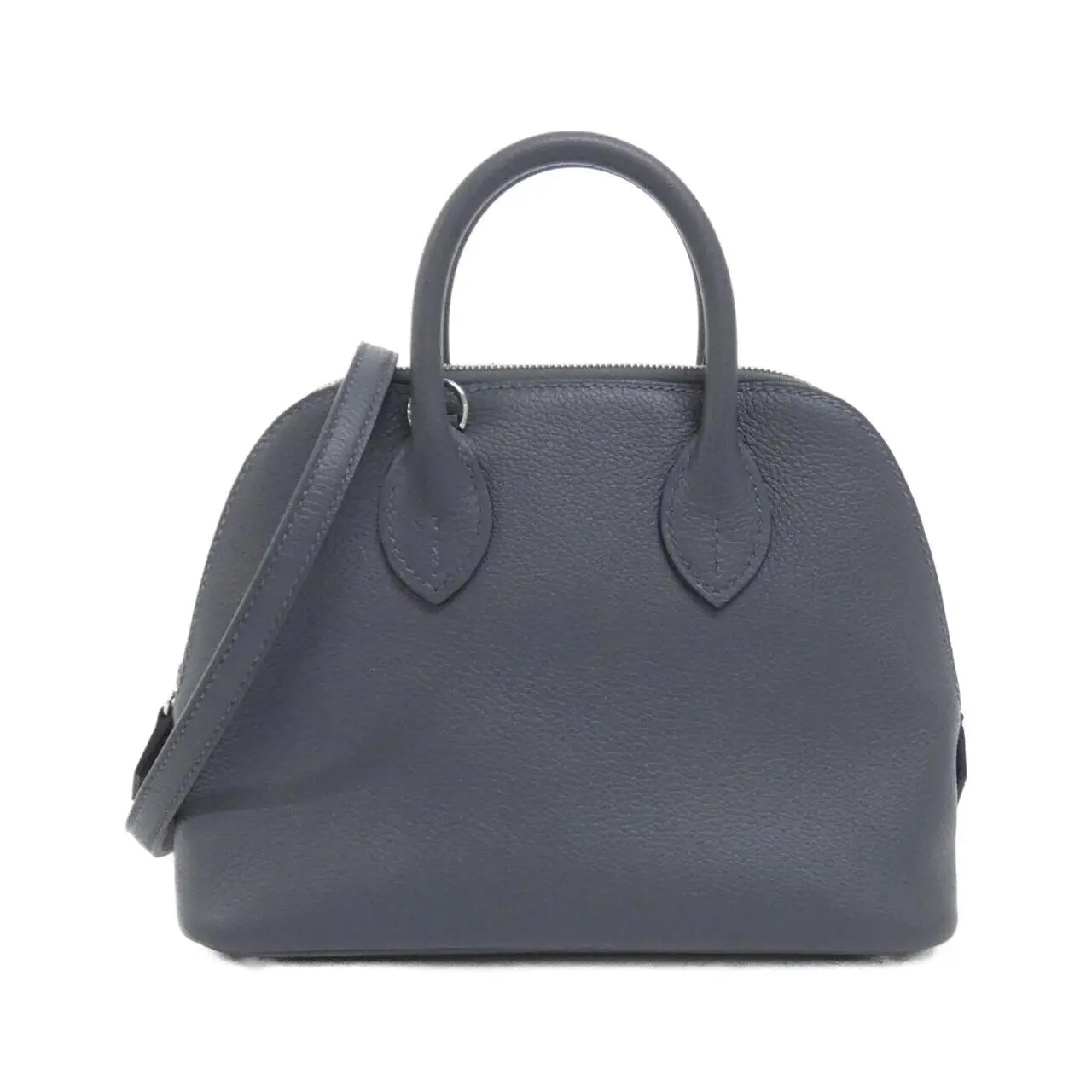 Pre-owned HERMÈS Calfskin Shoulder Bags Hermes Bolide1923 Mini Evercolor shoulder bag