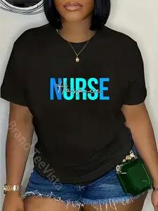 100% Cotton Women Hospice Nurse Gifts For Womens Nursing Apparel T-Shirt