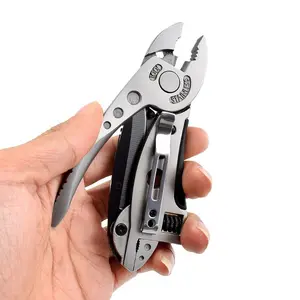 Wrench Multi Tool Handy Pocket Multitool wrench Knife Tool, Adjustable Wrench Screwdriver Bits Pliers
