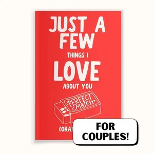 Some Things I Love About You (Honestly, A Lot) Romantic Fill-In-The-Blank Gift Book for Couples, Anniversary Birthday Love Letter Gift