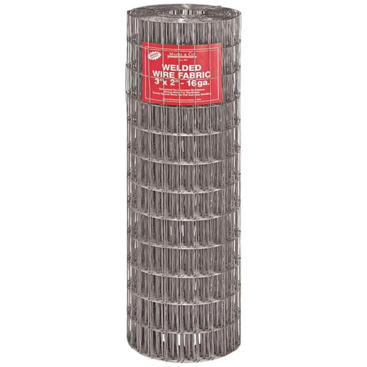 Mazeland  Economy Fence - 36 in. x 50 ft. - 3 x 2 x 16 Gauge Galvanized, Galvanized Steel, Outdoor, 3X2 Gauge