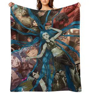 Arcane fLANNEL Blanket - Soft Lightweight Funny Bedding Art Fleece for Sofa Bed Camping Halloween Christmas GiftD910-156