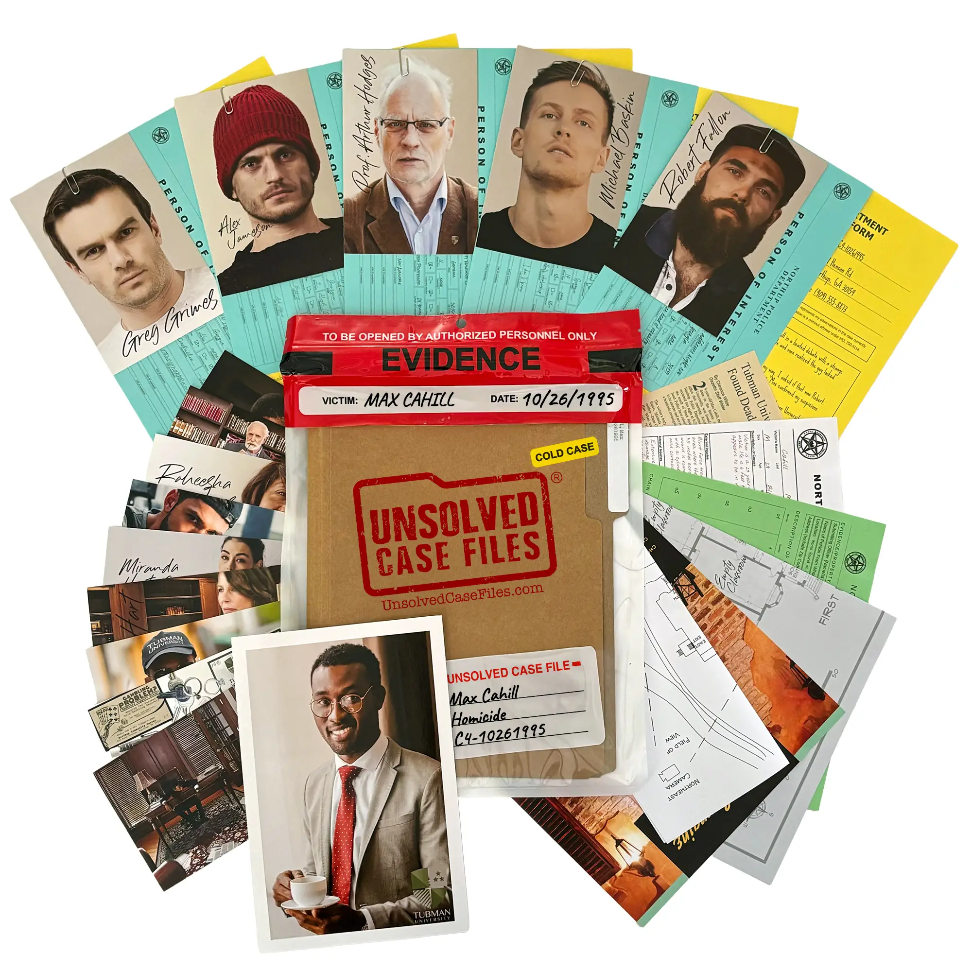 Max Cahill Case | Unsolved Case Files - Cold Case Murder Mystery Game - Can You Solve The Crime?