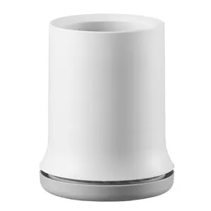 Toilet Brush and Holder Set with PP Handle for Bathroom Deep Cleaning