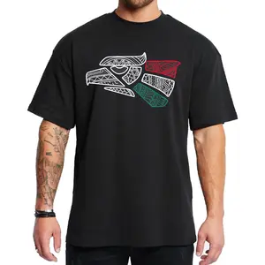 Mexican Eagle Aztec, Chicano Clothing, Mexican Clothes, Chicano Style Art Graphic Tee for Men & Women, Gangster Clothes Lowrider Art, Cholo outfit MXC008