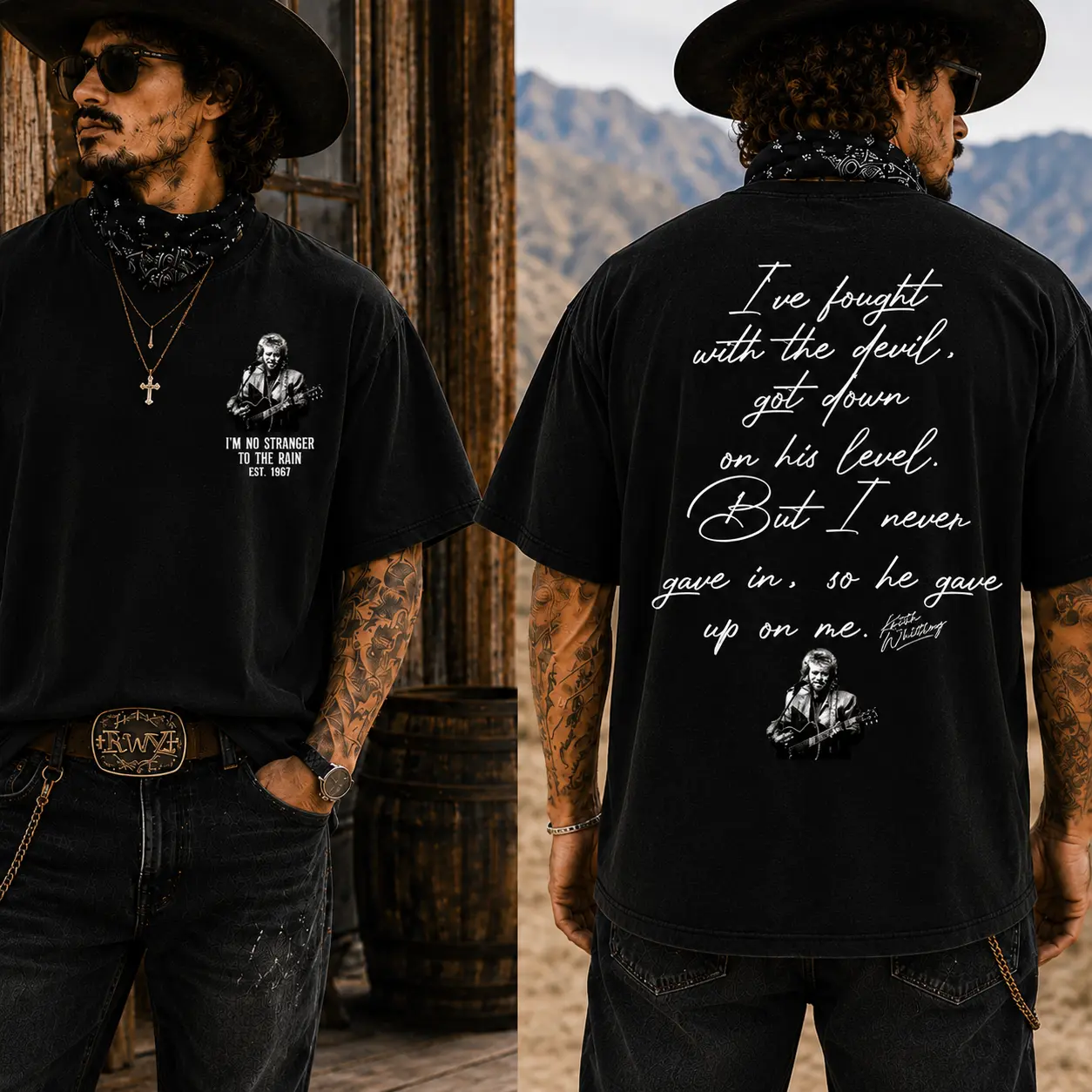 Personalized Year Keith Whitley T-shirt, I'm No Stranger to the Rain Sweatshirt, Country Music Shirt