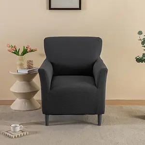 Stretchy Single Seat Sofa Cover, Pet Scratch Resistant, Washable Armchair Couch Protector, Living Room Furniture Protection