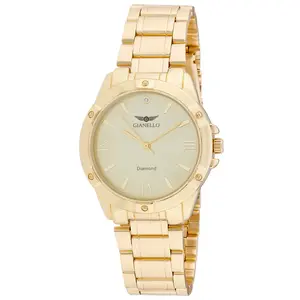 Gianello Genuine Diamond Radiant 40 Round Link Watch Carat Size 1/10