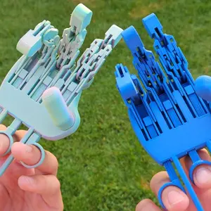 Movable Joint Mechanical Hand Model with Adjustable Fingers | Stress Relief Fidget Toy Creative Desktop Decoration Technological Gift
