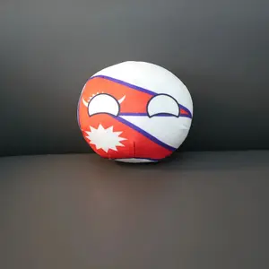 20/10cm Nepal Plush Toy Countryball Stuffed Doll Pendant Home Decoration