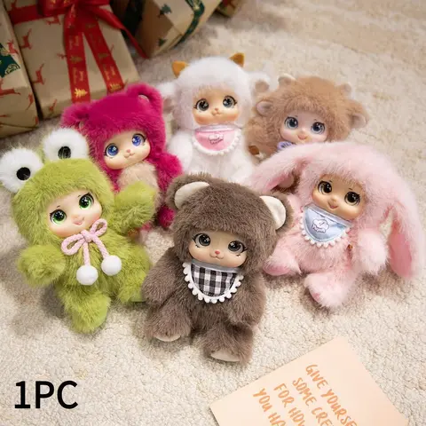Friendship Plush Series Blind Box, Blind Bag, Collectible Blind Pack, Mystery Bags, Cute Fun Collectible Toy, Random Surprise Gift, Perfect for Friends & Family, Unique Creative Present, Sealed Hobby Box