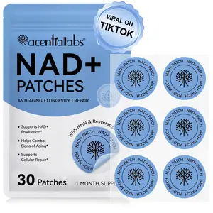 acentiallabs Nad+ Patch 30pcs Daily Care Skin Health Supplement, Innovative Technology for & Fatigue Relief, Energy Boosting Treatment, Healthcare, Longevity, Wellness