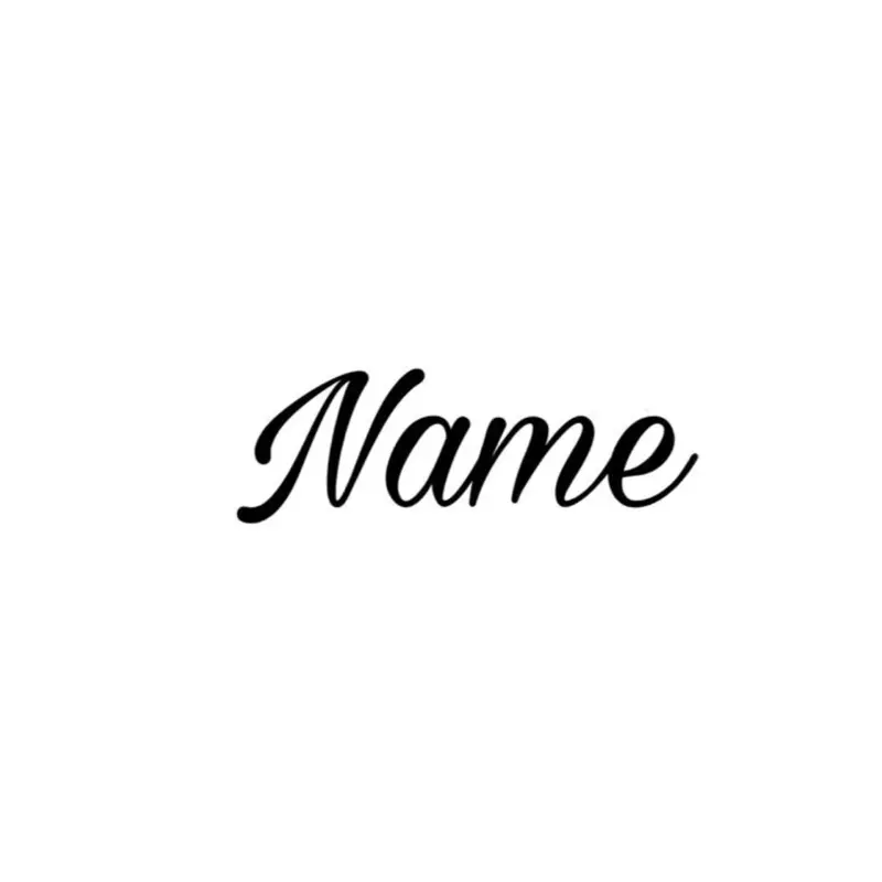 Decal of Girlfriends Name for Truck, Car, Automobile, ETC