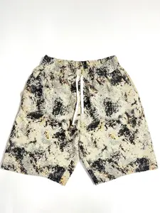 Men's All Over Print Drawstring Waist Shorts, Casual Comfy Pocket Shorts for Summer, Fashion Men's Bottoms for Daily Wear