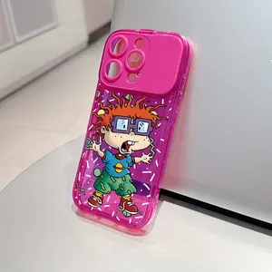 New Funnys Fashions Cool R-Rugrats phone case suitable for iPhone 16 15 14 13 12 11 Pro Max X XR XSMAX 8 16 Plus flip mirror back cover