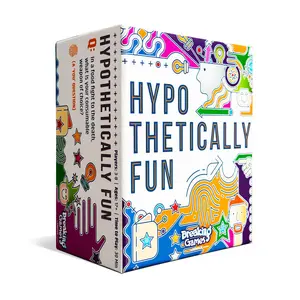 Breaking Games Hypothetically Fun - an Icebreaker Card Game, 350 Thought-Provoking Questions for Deeper Connections & Endless Laughs - Perfect for Game Night & Gatherings, Ages 14+