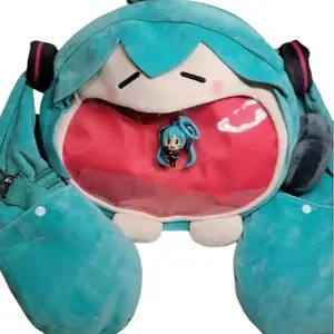 AUTHENTIC Adjustable Hatsune Miku and Sakura Miku Vocaloid Ita Bag - Crossbody, Backpack, Totebag, Adjustable Strap
