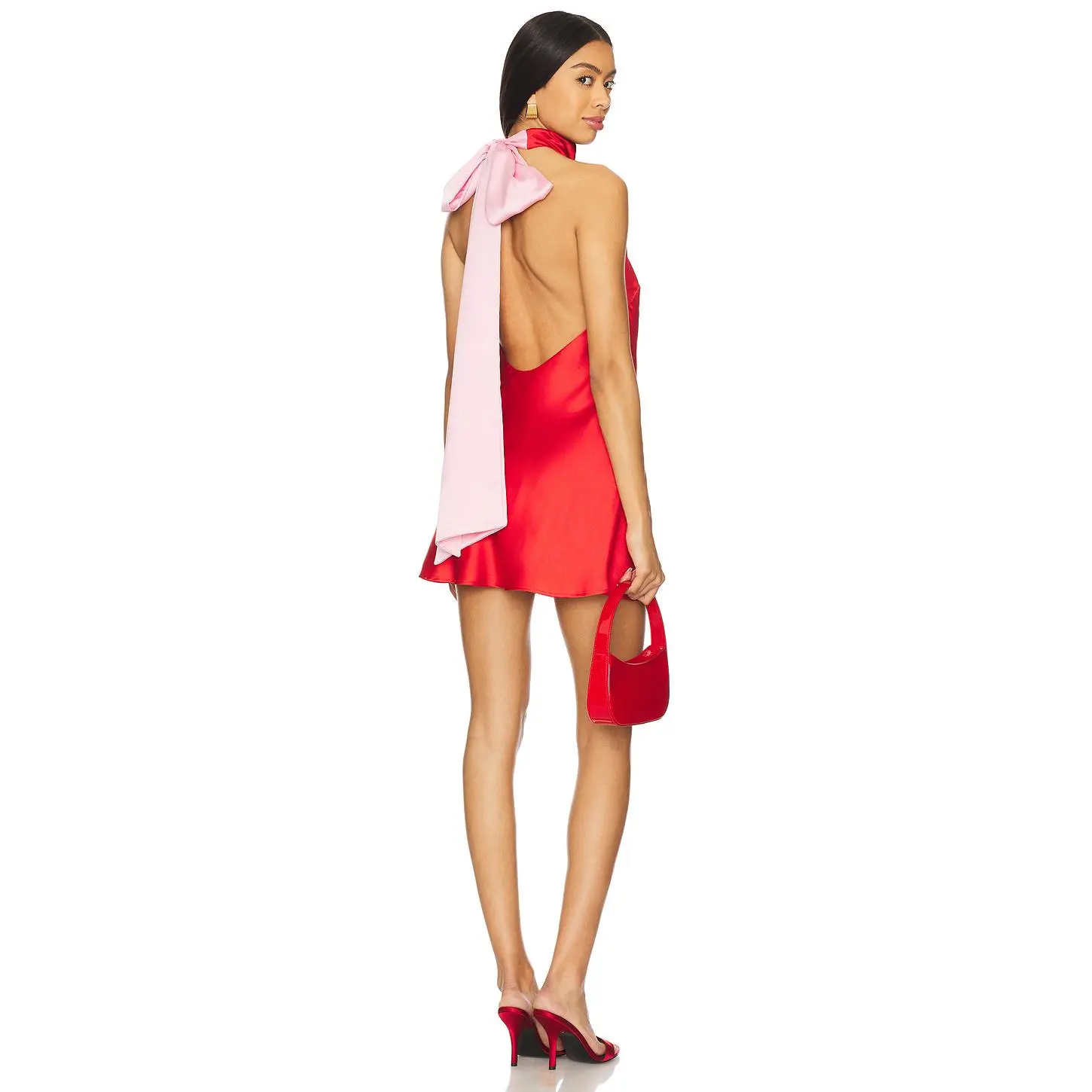 Show Me Your Mumu x REVOLVE Lisa Mini Mini Dress in Vday Colorblock