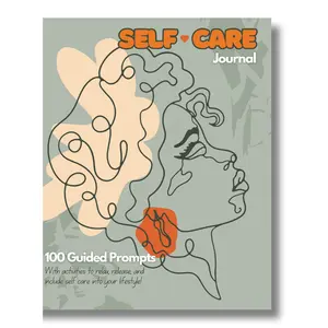 100 Guided Prompt Self-Care Journal