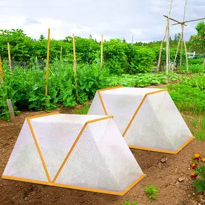 Foldable Garden Nursery Cover, Transparent Garden Nursery Cover, Heat Preservation Nursery Cover, Portable Greenhouse, Frost Covers For Outdoor Plants, Plant Care & Support Supplies