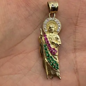 Dije de San Judas Tadeo oro 14k