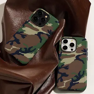 [New Product]Phone Case: Camouflage Printed Pattern Cool Two-In-One Film Case - Tough, Dual Layered Case For Superior Protection, Durable, Drop-Proof - For IPhone 16, 15, 14, 13,Plus, Pro, Max, Perfect Birthday Gift New Year Gift For Friends Family Loved