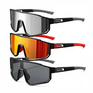 High-Performance Outdoor Sports Sunglasses | 3-Pack Polarized Shield Lenses with UV400 Protection - Durable Athletic Design, Must-Have for Runners, Hikers, Cyclists & All Active Lifestyles