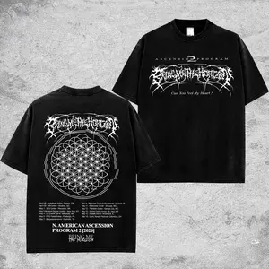 [$$$MANLIFE] Bring Me the Horizon 2026 Tour Dates Retro Unisex 100% Heavyweight Cotton T-Shirt, POST HUMAN project  T-Shirt, Bring Me the Horizon 2026 Tour, Pop Metal Music Shirt, Alternative Streetwear Essential for Rock Lovers