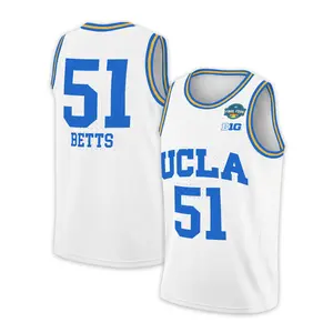 Unisex White Basketball Jersey #51 - Mesh Sleeveless Sports Top