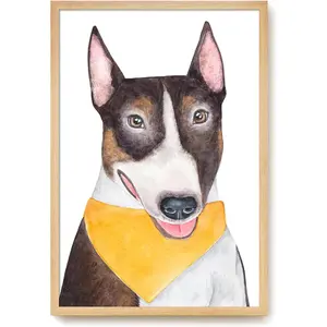 Rustic Oak 24x36 Frame - Single Frame, 24 x 36 Poster Frame for Artwork, Puzzles, Photos and Movie Posters Picture Frames