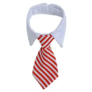 Adjustable Five-Step Safety Buckle Pet Bow Tie Collar, Polyester Handmade Stitching, Anti-Slip Letter D Buckle, Party Wedding Decoration Accessory