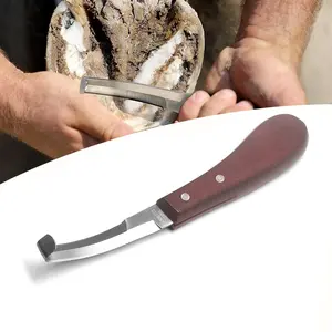 Handle Double-Edged Hoof Repair Knife, Durable Construction for Equine Care, Essential Tool for Farriers and Horse Owners