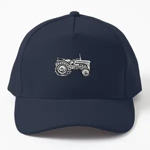 Vintage Old Massey Fergison Tractor Twill Cap Hat - Classic Agricultural Design, Perfect for Tractor Enthusiasts