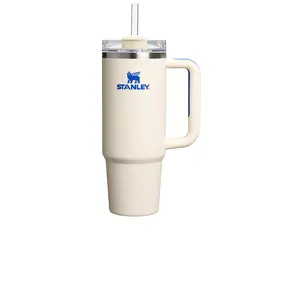 STANLEY The Quencher H2.o Flowstate Tumbler 40 Oz in Cream Royal