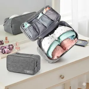 Waterproof Travel Organizer Bag for Men & Women, Multi-Function Toiletry Pouch with Quick-Access Zipper & Separate Compartments. Foldable, Lightweight, Durable - Perfect for Gym, Swim, Business Trips & Outdoor Activities.