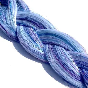 Tinsel Braiding Hair extensions