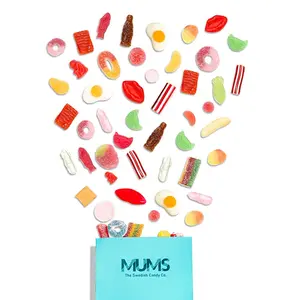 MUMS Candy Sweet Swedish Mix With BUBS Chewy Fruity Bonbons Gummy Pack Sugar Coated Candies Snack