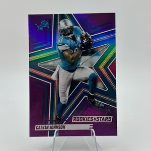 2025 Panini Rookies & Stars #70 Calvin Johnson Purple #/999