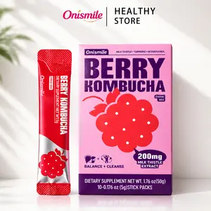 【Onismile Live】Composite Berry Flavor Kombucha with Herbal Extract – Three Layers of Natural Ingredients to Support Liver Health, Ideal for Alcohol Consumption, Late Nights, and Social Events PDC