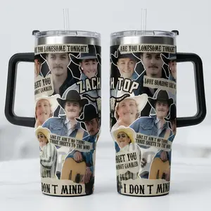 Vintage Zachh To.p 2Sides Tumbler, Country Music Tumbler, Tribute Tumbler, Concer Gift