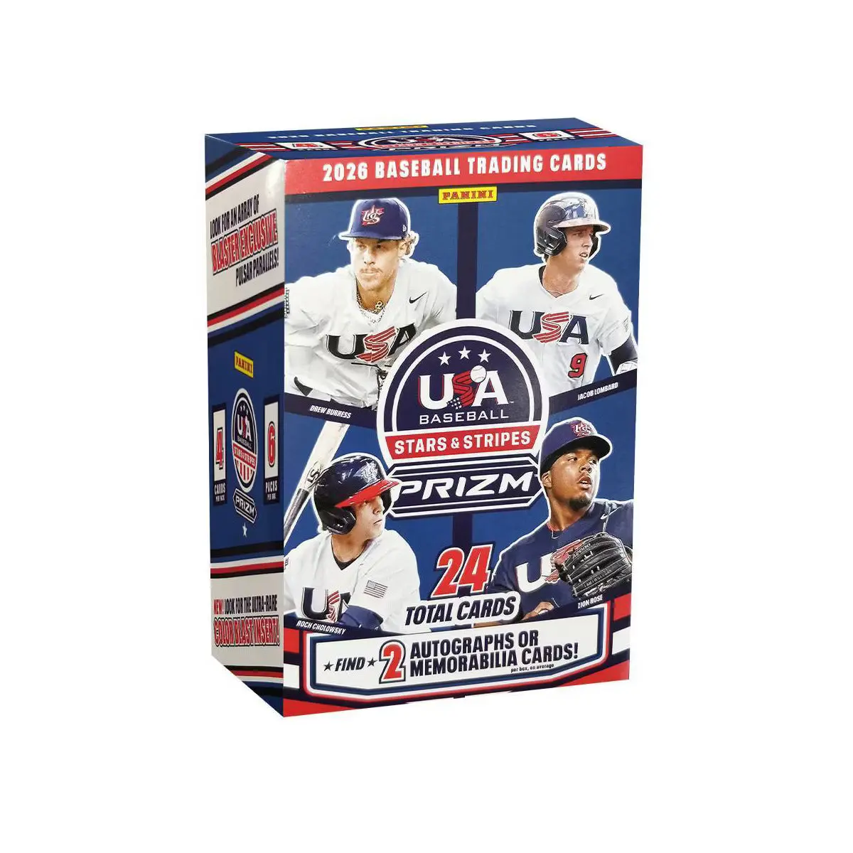 2026 Panini USA Stars & Stripes Prizm Baseball Blaster Box