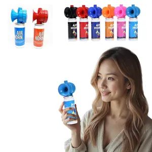 2 Pack Super Loud Mini Air Horns 120dB Emergency Signal Sirens for Boating Camping Youth Friendly Compact Portable Design USCG Recommended