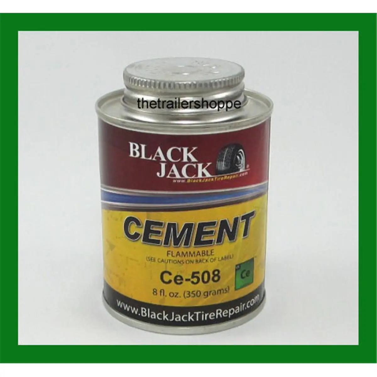 Black Jack Tire Repair  Cement Fla Mmable, 8Oz
